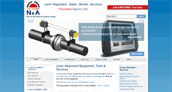 Desktop Screenshot of laseralignment.co.uk